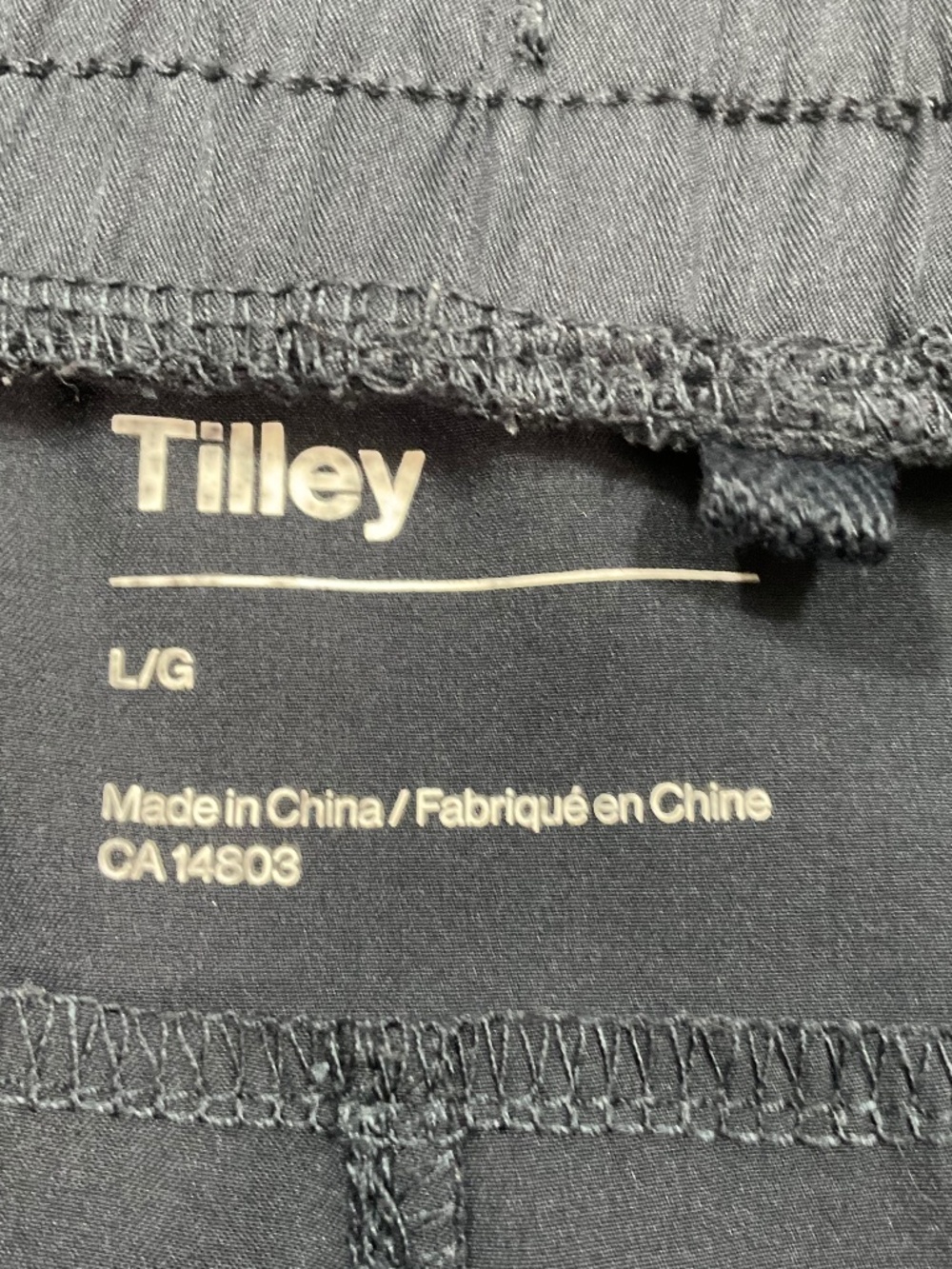 Tilley Women’s Large navy Blue tech Jogger Pants Stretch Travel Athleisure - Picture 11 of 11